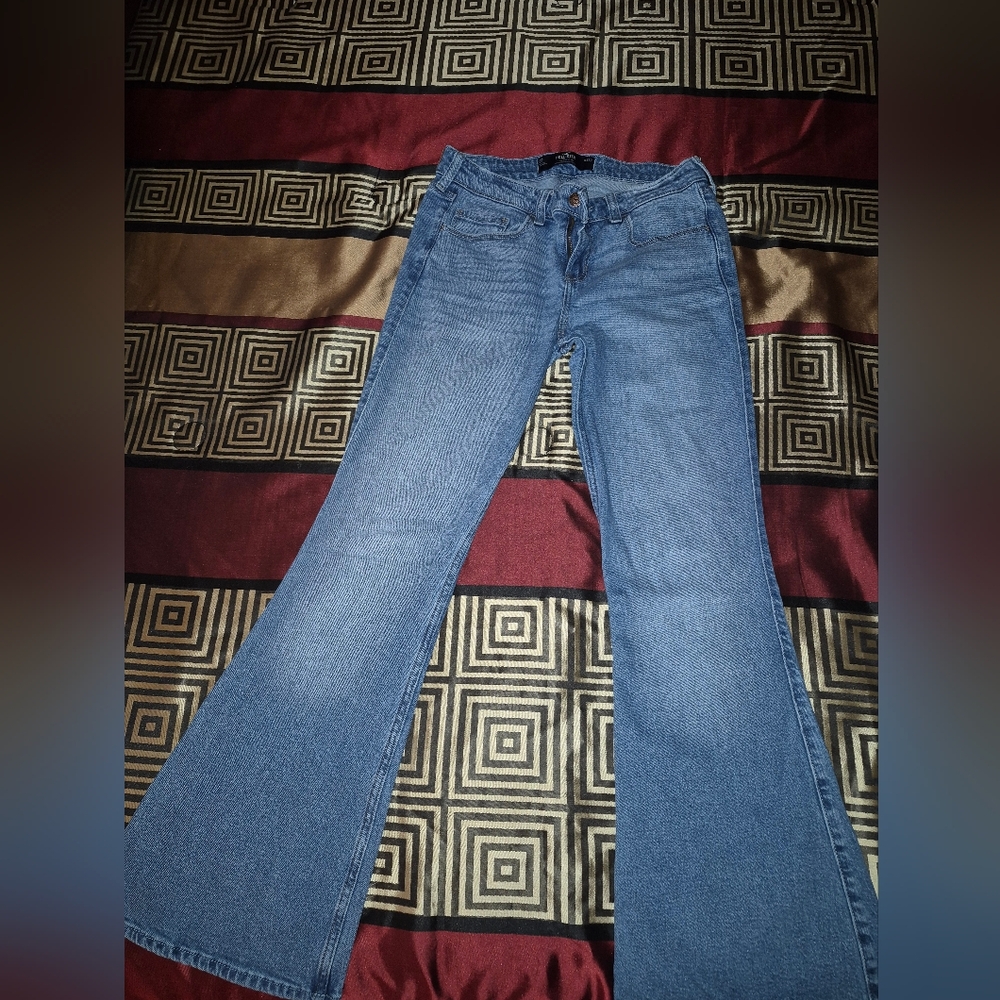 Hollister Denim Flare Jeans in Blue
